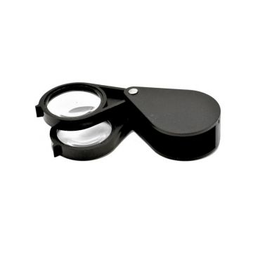 Skládací lupa 5x/10x 30 mm – se dvěma čočkami