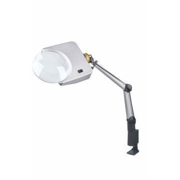 Tech-Line lampa LED s lupou Plankonvex – Ø 202 mm+
