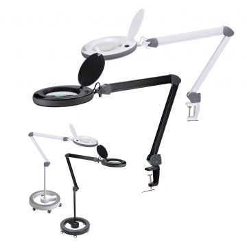 LED (80) lampa s lupou Lumeno #851X – Ø152mm - – různé zvětšení+