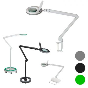 LED lampa s lupou Lumeno #7213/15/18 – Ø127mm -  – různé zvětšení+