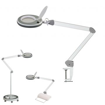 LED lampa s lupou Lumeno #8213/8215 – Ø127mm -  – různé zvětšení+