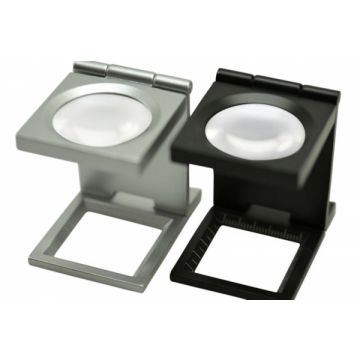 Textilní lupa – 6x 27 mm – podrobné měřítko – LED+