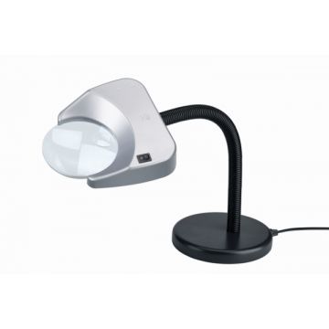Tech-Line lampa LED s lupou s nohou stolu+