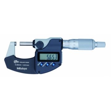 Digitální mikrometr Mitutoyo IP65 0–25 mm, Digimatic