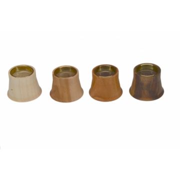Hodinářská lupa – jedinečné dřevěné provedení – 4x Ø 22 mm
